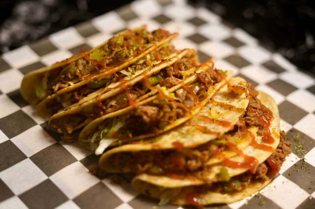 Mexican Fusion Tacos.